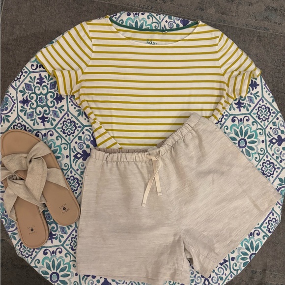 Aritzia Wilfred Tencel Linen Shorts with Drawstring size 2XS or 00 - Picture 14 of 15